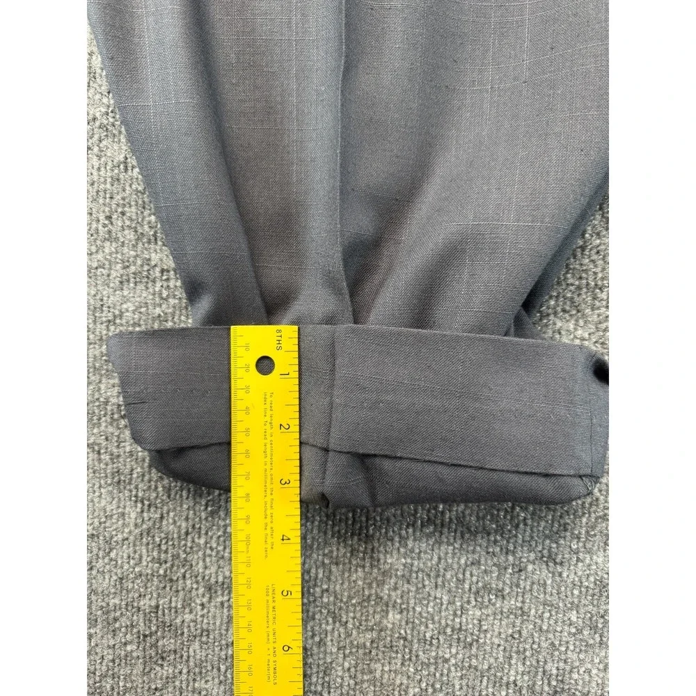 Alexander Lloyd Suit 52XL 41x32 Mens Vintage Double Breasted Gray Pleated Big